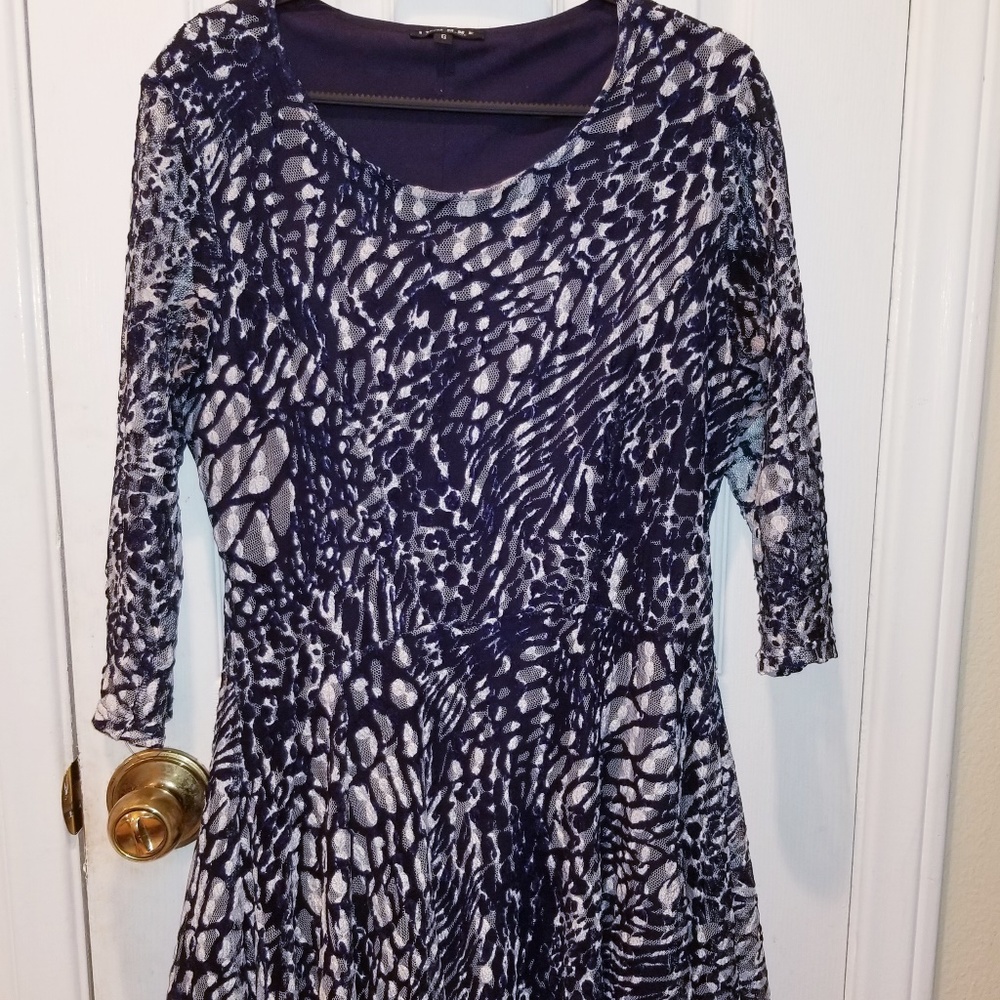 Navy blue dress